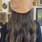 WOOL BLEND BASIC BERET - MOCHA