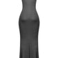 DALILAH SLEEVELESS CAMI RIBBED MAXI DRESS