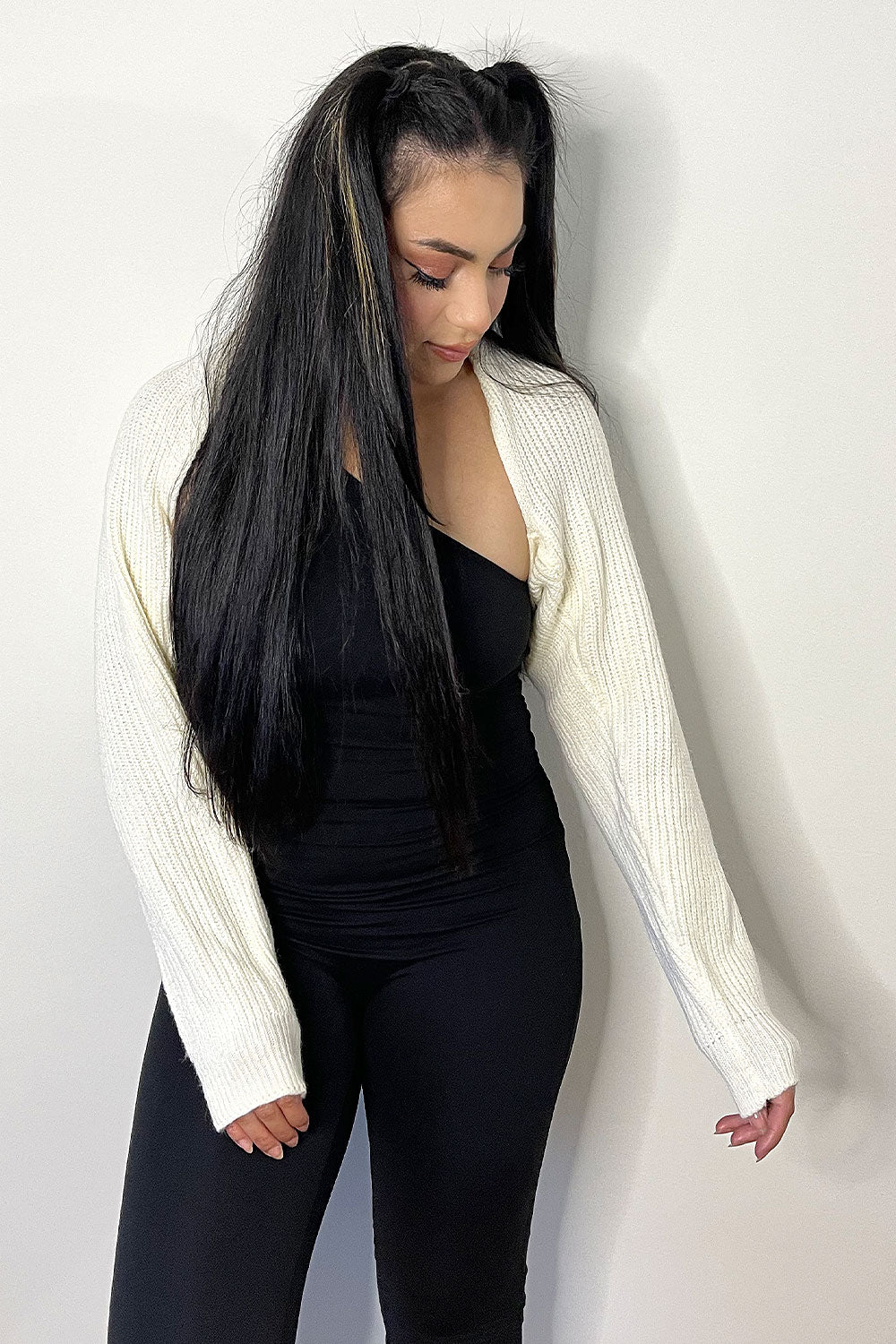 Cream on sale bolero cardigan