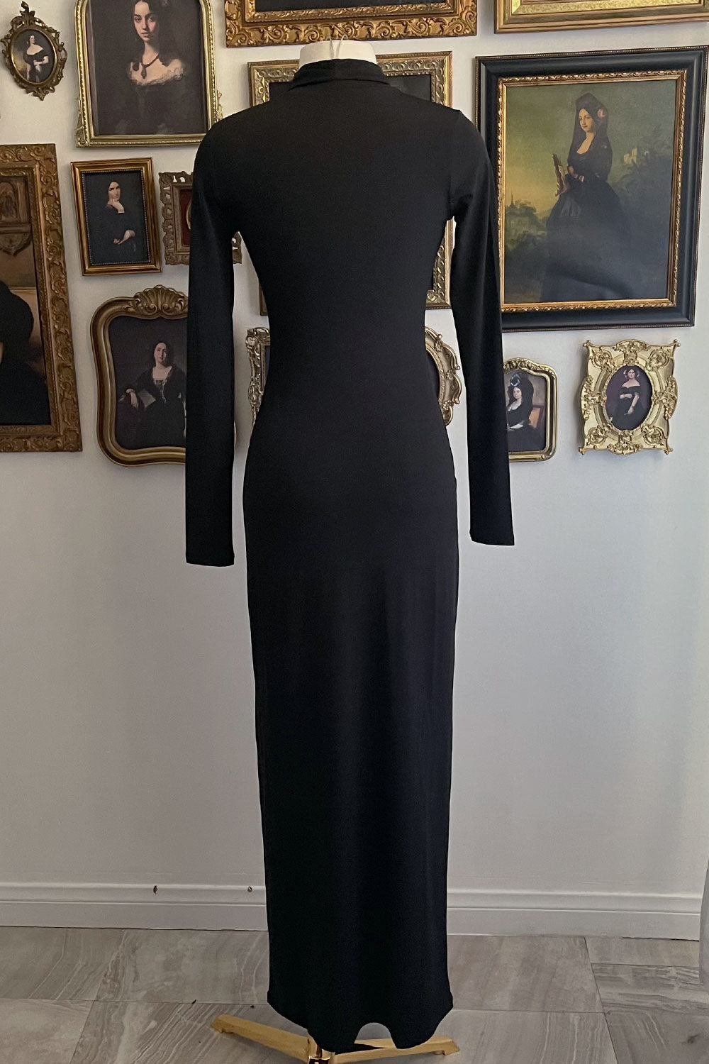 FAITH TURTLENECK MAXI DRESS