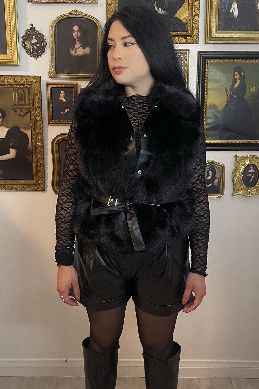 KALANI FAUX FUR VEST