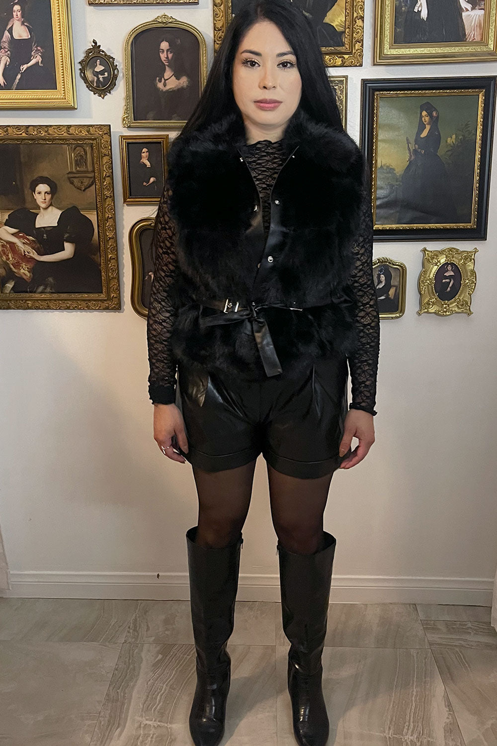 KALANI FAUX FUR VEST